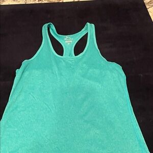 Women's Green Racerback Tank Top
